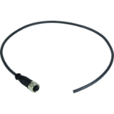 M12 Cable Assembly A-cod st/- f/- 2,0m