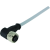 M12 Cable Assembly A-cod an/- f/- 10,0m