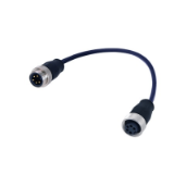 7/8 Cable Assembly 4p+PE st/st f/m 0,3m