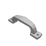 LB07DJ - Precision casting handle - arc - through hole