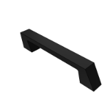 LB13H - Square handle - diagonal pull type - interior type