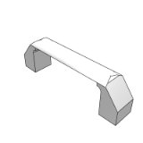 LB13J - Square handle - diagonal type - interior type