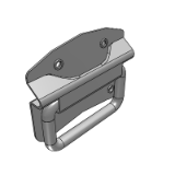 LB15P - Circular handle - folding type for box - exterior type