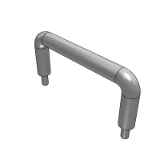 LB19B - Circular handle - positioning type - external thread installation type