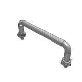 LB19H_K - Circular handle - with nut type - external thread installation type