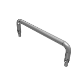 LB19M_N - Circular handle - with nut type/without nut type - damping type