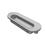 LB25GL_GM_L - Concealed handle - with fixed gasket type - built-in type