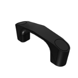 LB38BA - Oval handle - interior and exterior design - arc type with cover