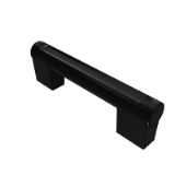 LB39GN - Tube type handle - round tube with cover - right angle type - external installation type