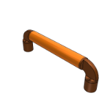 LB39K - Pipe type handle - circular pipe splicing type - external installation type