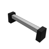 LB40AM - Tube type handle - square tube type - built-in type