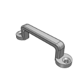 LB46T_V - Welding type handle - rounded corner type - square type - tapered hole - external installation type