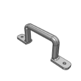 LB46W_S_U - Welding type handle - rounded corner type - square type - through hole - external installation type