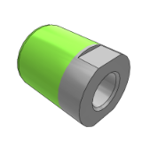 EC13 - Polyurethane/silicone rubber pressing block assembly · standard type · internal thread type