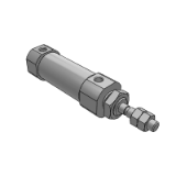 EA02DA - Stainless steel mini cylinder · with magnet · without magnet · cylinder diameter 10-16