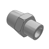 ED17CJ-19MJ-20MJ - Economical all stainless steel fittings - internal and external threads. Reducing equal diameter - bending direct head