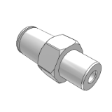 ED28BF - Economical check valve one side of external thread one side quick connector