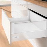 Pot-and-pan drawer with DesignSide, height 144 mm