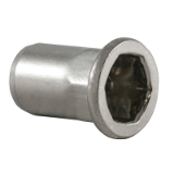 Stainless Steel A2 Dome Head - Blind Rivet Nut HEXATOP-E-FK