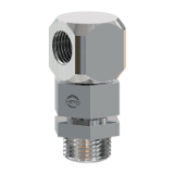 S - Male thread plug, 360° orientable for hose adaptor
