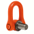 DSS+C - Double swivel shackle with centring, High tensile, Class > 8