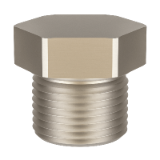 Blindstopfen Ex d IIC - Locking plugs nickel-plated brass Ex d IIC