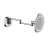 AV258B - Wall magnifying mirror with double jointed arm. Touch switch. Dimmablelight color. Direct connection to the mains or with a socket