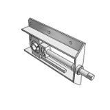 Take-up unit with the form steel frame