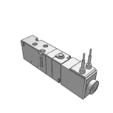 KS105 - Válvula solenoide de aire (válvula de retención de 3 puertos / puerto universal)