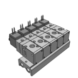 KS342 매니폴드형 - 공압 솔레노이드 밸브 (3포트 파이롯트/무급유)