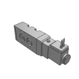 KS534 (NAMUR Small Type) - Válvula solenoide (5 puertos piloto / no lubricado)