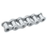 Simple roller chains - Simple roller chains DIN 8187, simple, rust free, maintenance free (marathon)