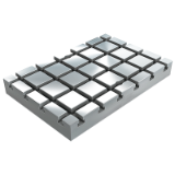 K0800 - Baseplates, grey cast iron with T-slots