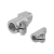 K0484 - Trubkové kloubové spojky z hliníku, s vnitřním ozubením
