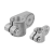 K0486 - Trubkové kloubové spojky z hliníku, s vnitřním ozubením