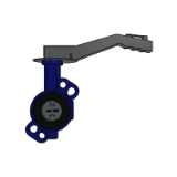 ISORIA 25 with Manual Handles - Centrické uzavírací klapky s elastomerovou prstencovou manžetou AMRING