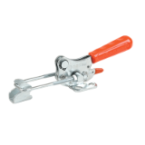 Latch toggle clamps with safety lock