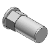 HC ROFG 1.4570 - Blind-rivet nut, hexagon shank, type HC