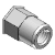 HC ROKS 1.4570 - Blind-rivet nut, hexagon shank, type HC