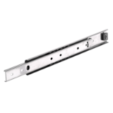DS 2028 - Slides DS 2028, Width 9.5 mm, to 65 kg, 3/4 Extension, Stainless Steel