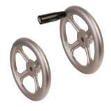 MAE-HR-BLK-RF-ZYLG - Spoked Handwheels, Stainless Steel