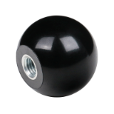 DIN319-E-PF - Ball Knobs DIN 319 PF Version E, Plastic, with Internal Thread