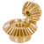 MAE-KR-1.5:1-MS58 - Bevel Gears Made from Brass, Straight-Tooth System, Ratio 1,5:1