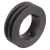 MAE-TL-KRS-2-SPB/B(17)-GG - V-Belt Pulleys made from cast iron for Taper Bushes, 2 Grooves, Profile XPB, SPB and B (17)