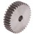 MAE-STZR-M4-ON-B40-C45 - Spur Gears Made from Steel C45, without Hub, Module 4, Tooth Width 40 mm