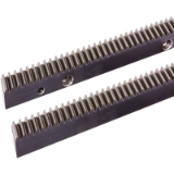 MAE-ZST-SV-M3-B30-ST-QT - Gear Racks Made from Steel, Helical Toothed, Tempered, Teeth Milled, Module 3