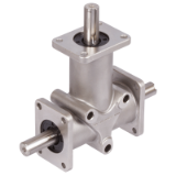 MAE-KRG-DZR-B-GR1-4 - Bevel Gearboxes DZR, Version B, Ratio 1:1 to 2:1, Stainless Steel