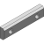 Nut 2/60 M10 - Series 60 with profile-grooves 14 mm