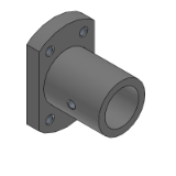 SL-SSTHCT, SH-SSTHCT, SHD-SSTHCT, SL-ATHCT, SH-ATHCT - Precision Cleaning Shaft Supports - Bracket Shaped - Standard Tapped Mounting Hole Type - Compact Flange