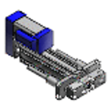RSDG2__-U, RSDG2__B-U - 単軸ロボット RSDG2 -ロッドタイプ サポートガイド付- モータ折返しタイプ